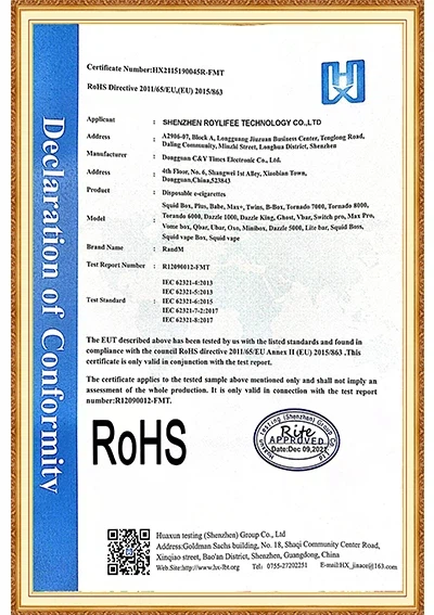 Certifications